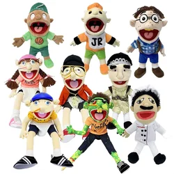 1/2/4pcs Jeffy Hand Puppet Feebee Rapper Zombie Plush Doll Toy Talk Show Muppet Parent-child Activity Playhouse Gift for Kids