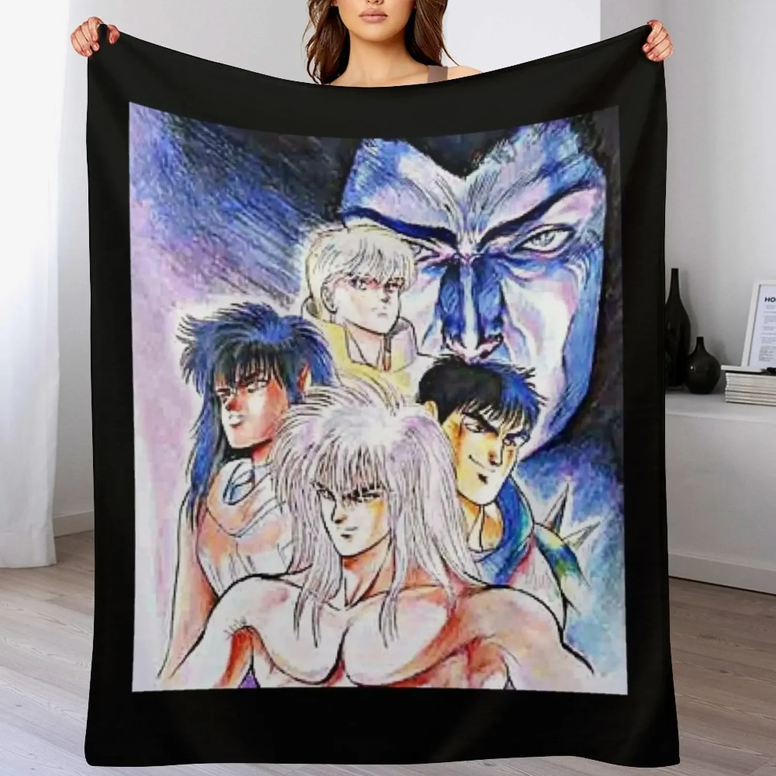 

bastard destroyer of darkness Throw Blanket Multi Purpose Soft Warm Blanket for Home Travel