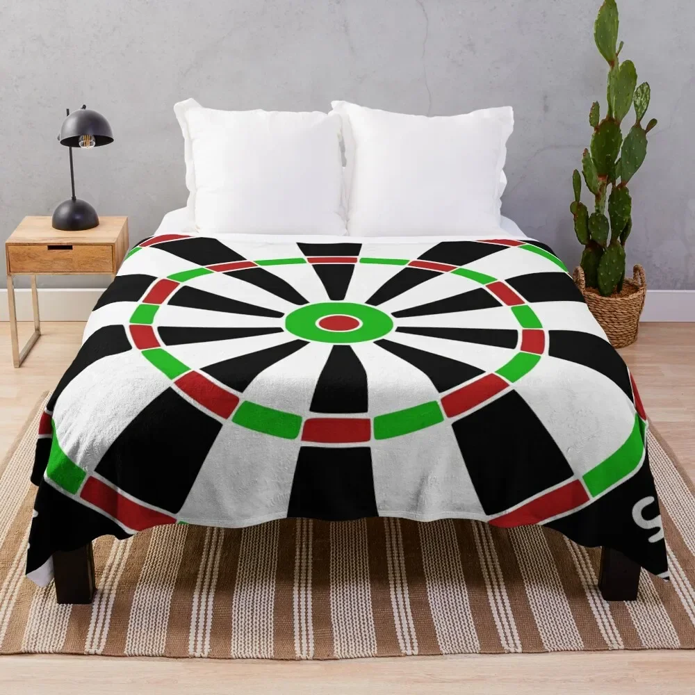 Darts Darts Dartboard bull Throw Blanket Thins halloween Plaid Furry Blankets