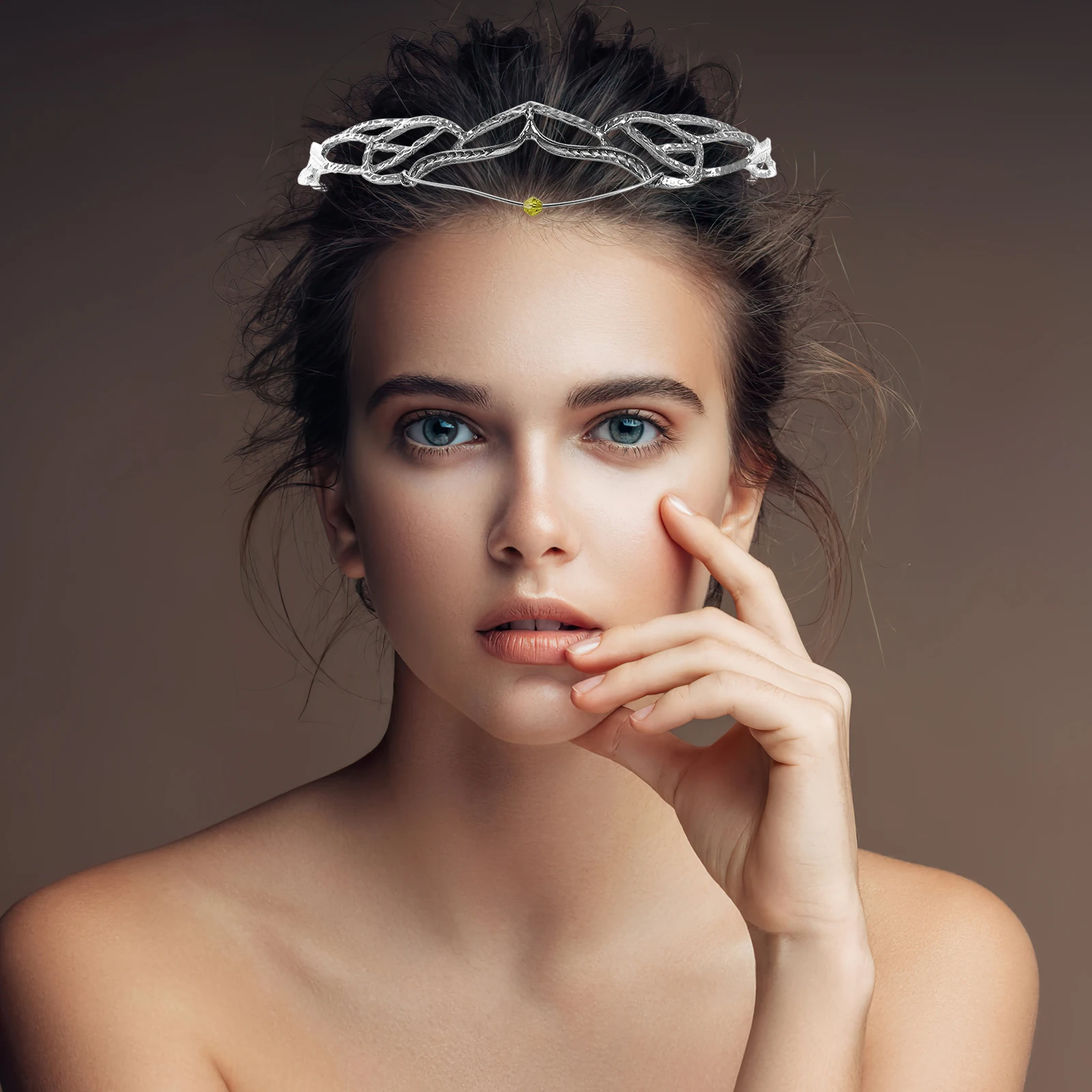 

Crown Tiara Woman Headb Hair Bride Headpieces Wedding Tiaras Fairy Crowns Hairstyle Fashion Girls Adult Birthday