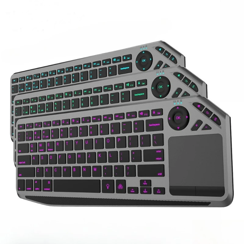 

Bluetooth 2.4G wireless touch dual-mode computer tablet smart TV keyboard, multimedia hotkey keyboard