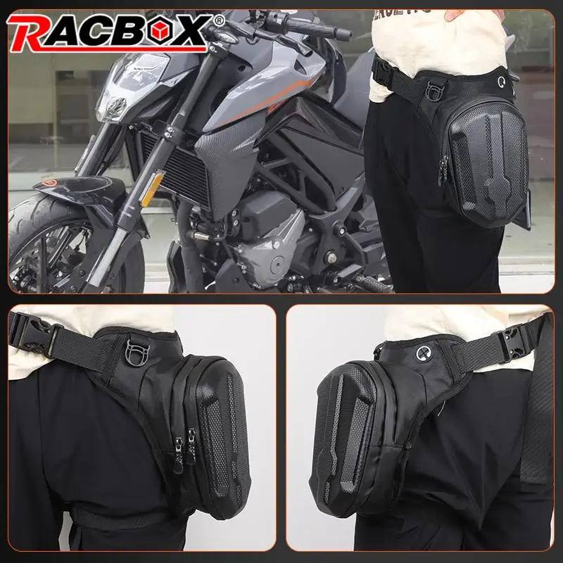 

Motorcycle Leg Side Bag EVA Hard Shell Outdoor Casual Waist Bags Motorbike Mobile Phone Purse Hip Bum Pack Satchel Travel Bag