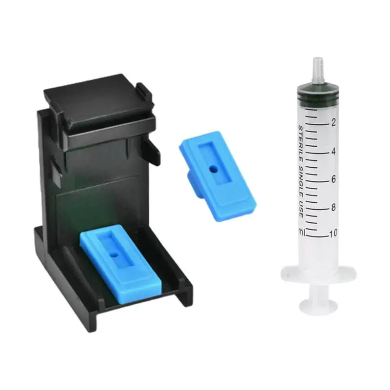 Ink Cartridge Refill Kit Syringe Tool Kit Ink Cartridge Holder Inkjet Printer Cartridges Refill Tool Convenient Ink Cartridge