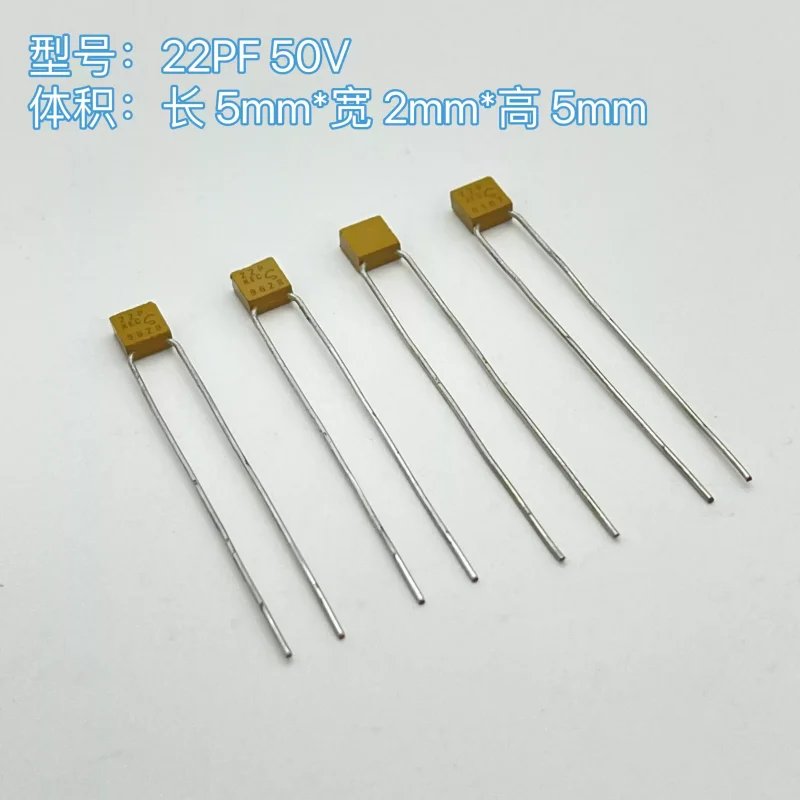 10 ชิ้น KEMET 50V 22PF ตัวเก็บประจุความร้อนแบบเซรามิกหลายชั้นจากสหรัฐอเมริกา