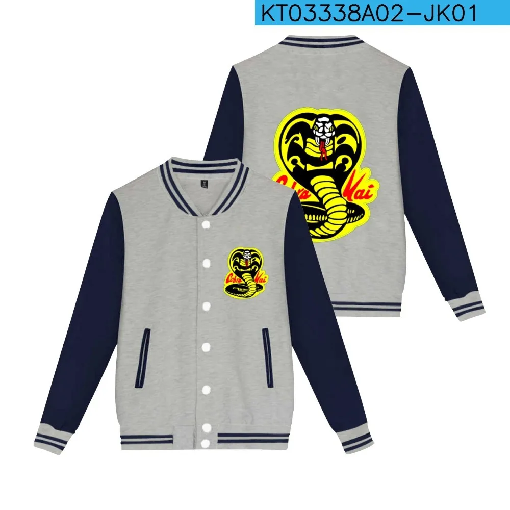 Karate Kid Cobra Kai baseball jacke Frauen Männer Cobra Kai Sweatshirt Frauen Kleidung Jacken Männer Mantel junge mädchen