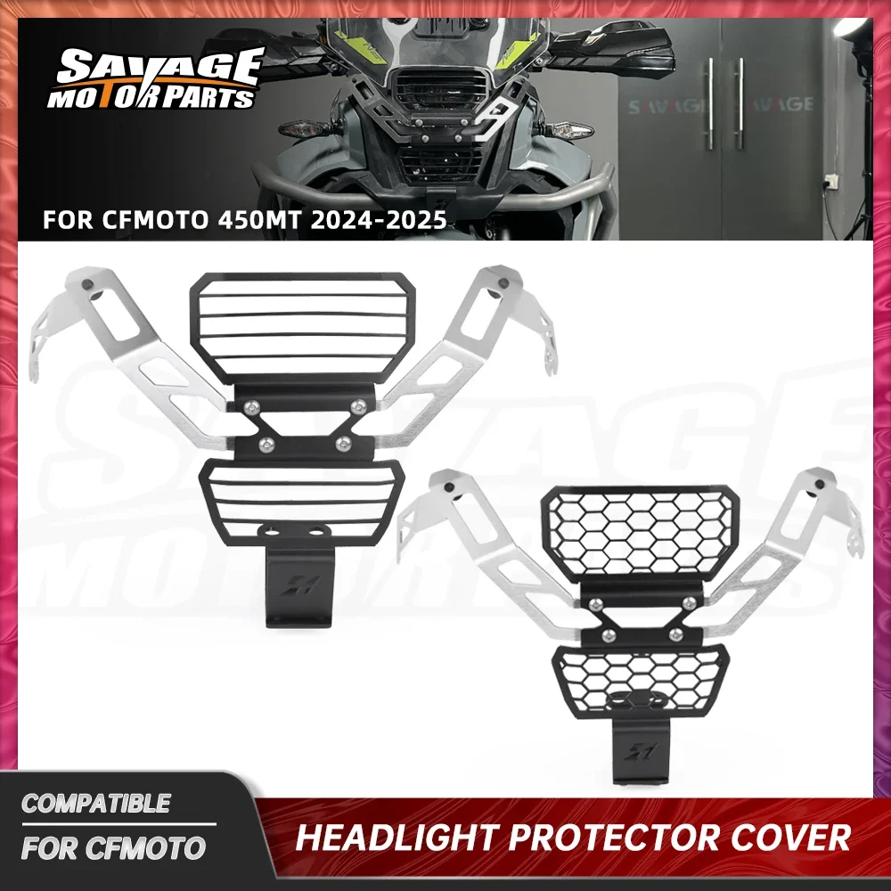 

For CFMOTO 450MT 2024 Headlight Guard Head Lights Grille Cover 450-MT 2025 Headlamp Protector Front Lamp Lighting Protection