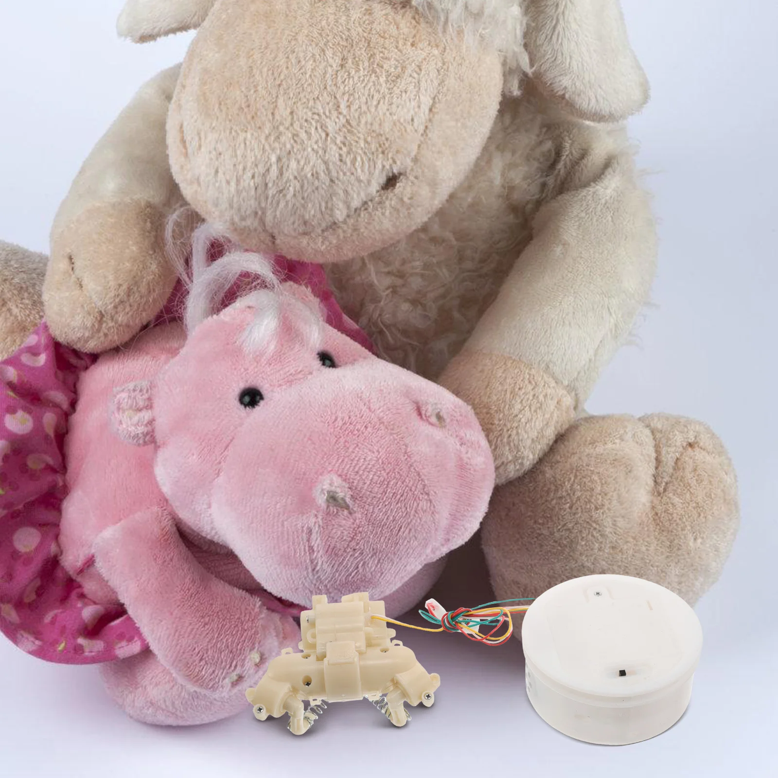 1 conjunto de voz musical elefante mecanismo interativo animal eletrônico falando movimento gravação função reprodução animal estimação recheado