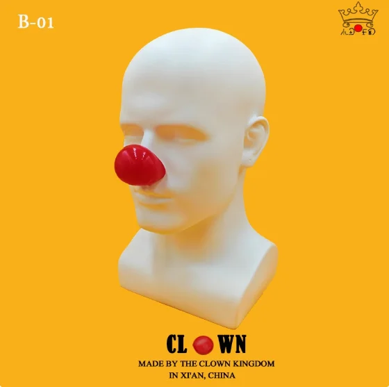 Clown Nose Professional Stage Performance Prop Cosplay Red Nose