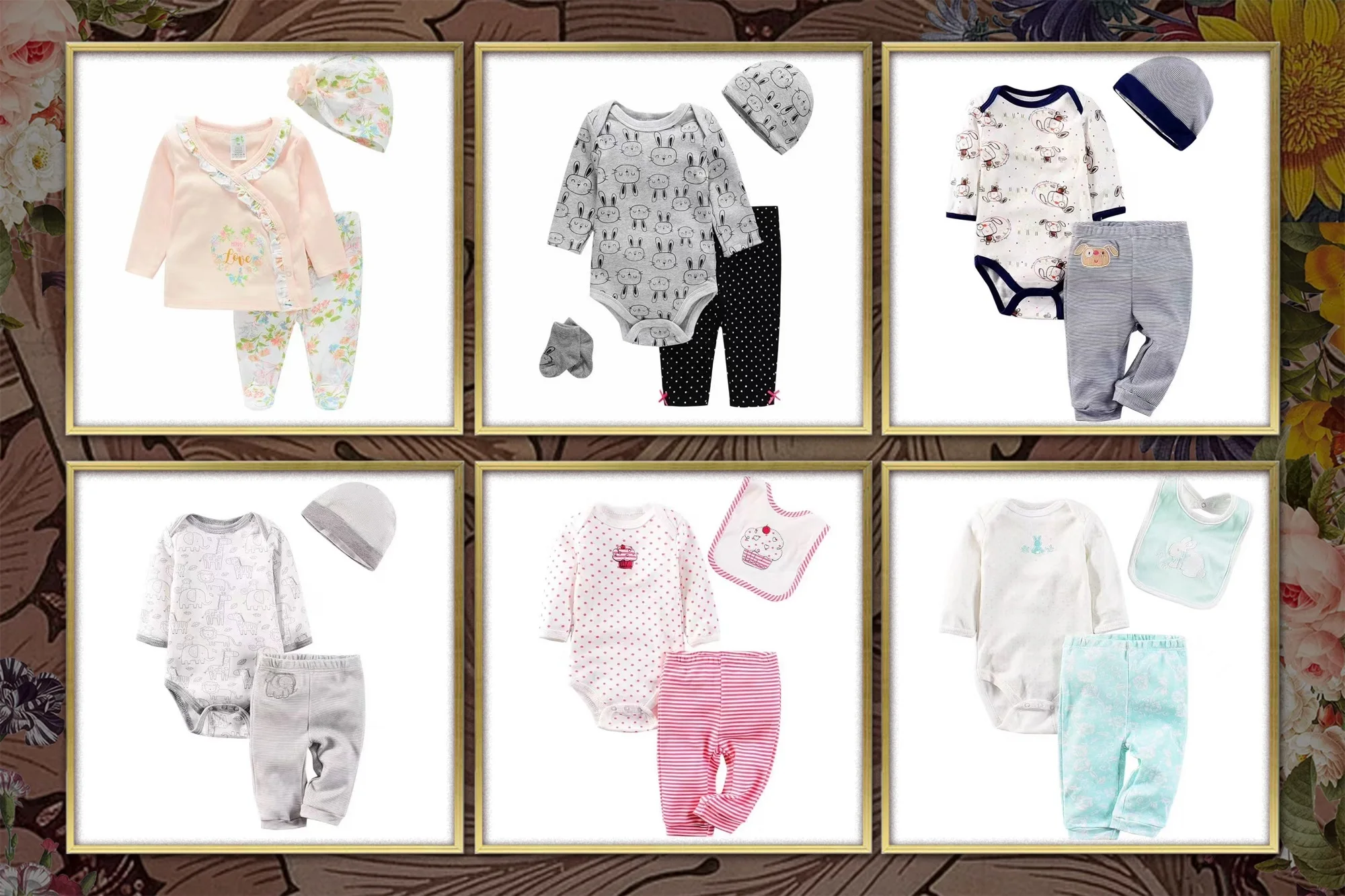 6 Styles One Piece Suit Clothes for Size 45-55cm Reborn Dolls High Quality Cotton Bebe Reborn Outfits With Hat and Sock