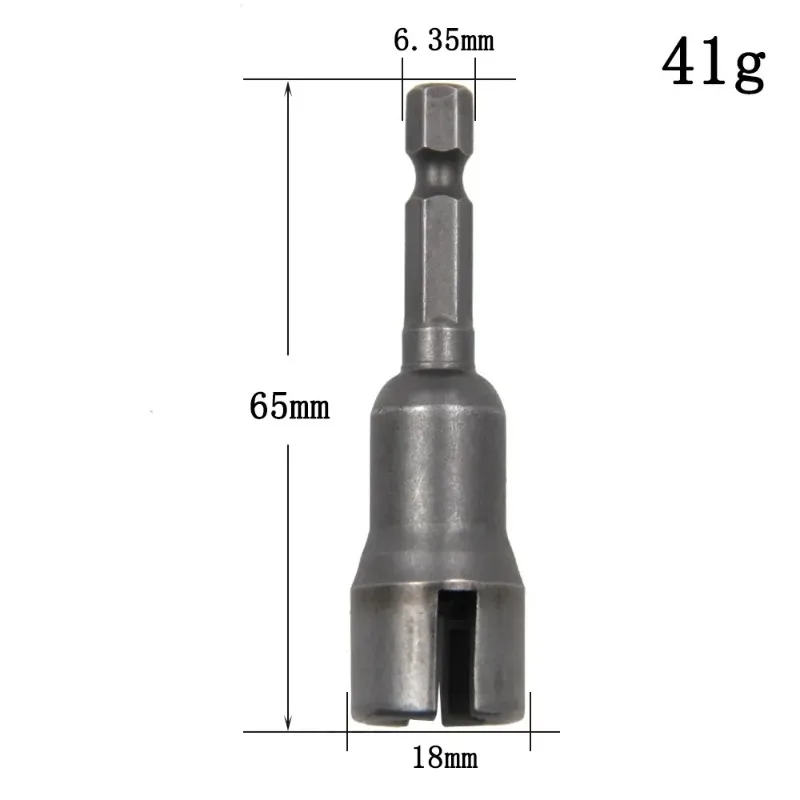 Natural Slotted Butterfly Hole Socket Wrench 65mm Slotted sleeve Hexagonal Handle Electric Screwdriver Wing Nut Socket Tools Set