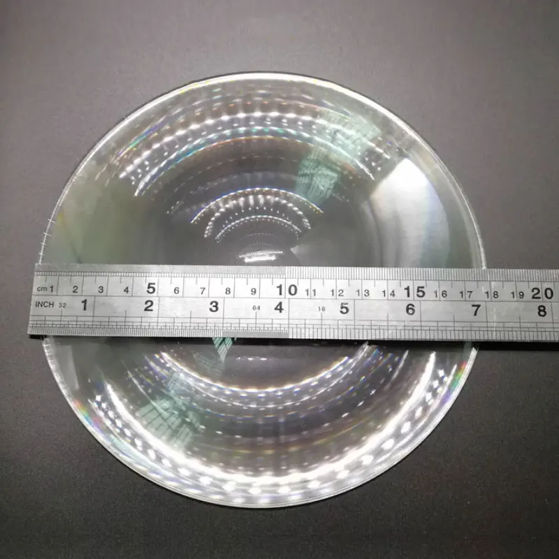 180mm PMMA Solar Focus Fresnel Lens Circular Spotlight Concentrator Magnifier Focal Length 80mm 120mm 200mm 240mm 400mm