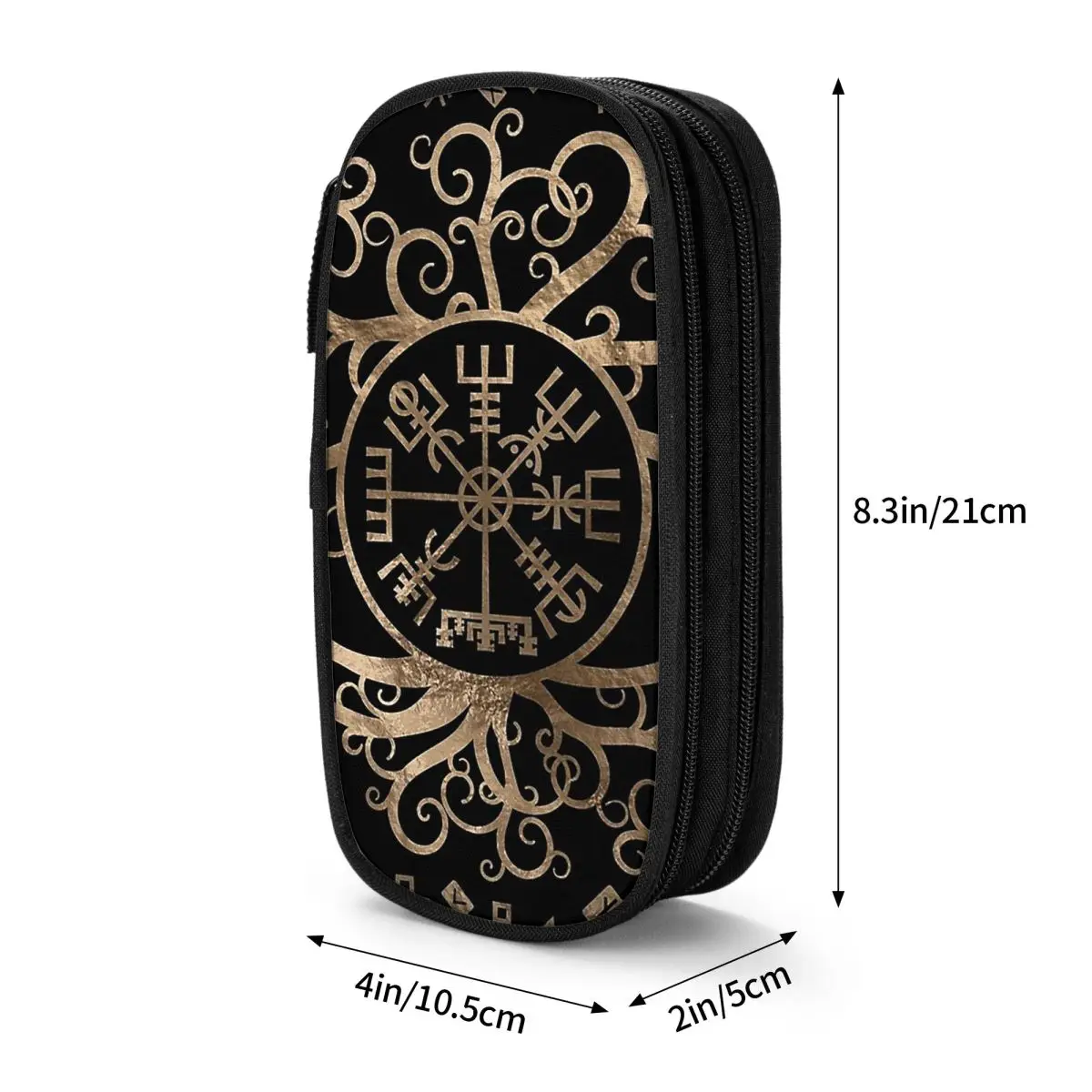 Imagem -06 - Vegvisir Árvore da Vida Yggdrasil Runas Viking Lápis Cases Valhalla Lápis Bolsa Caneta Caixa Grande Bolsa de Armazenamento Papelaria Escritório