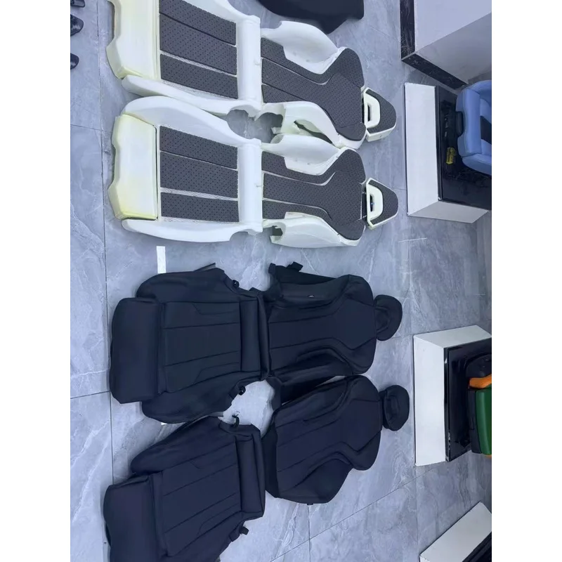 Auto Parts Premium PU Leather Front Seat Covers Aero Sport Black Interior Tuning Replacement for M3 F30