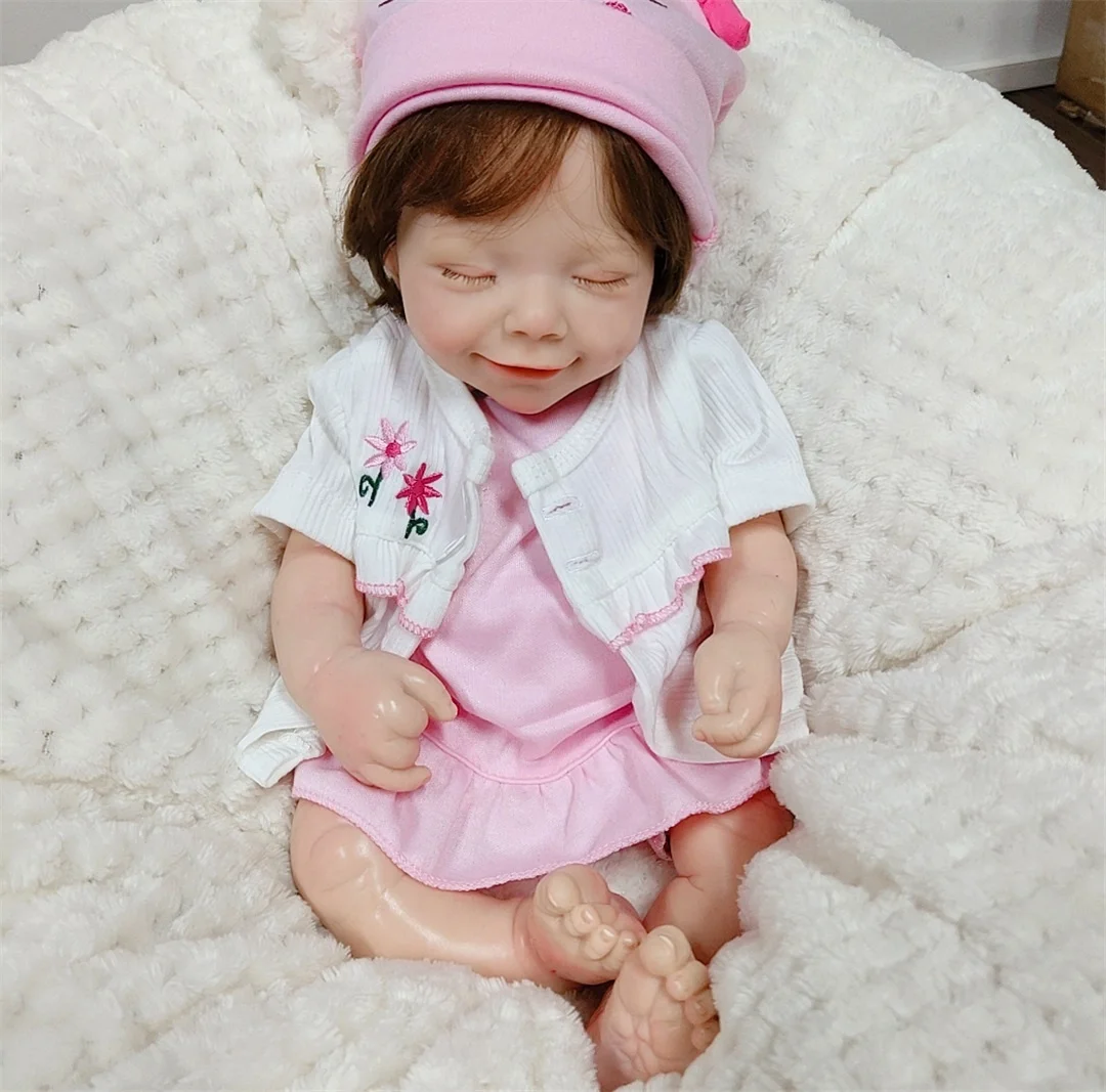 Super Soft and Realistic Mini Size Doll Full Body Silicone Reborn Boy CPC Dolls for Girls Christmas Gift