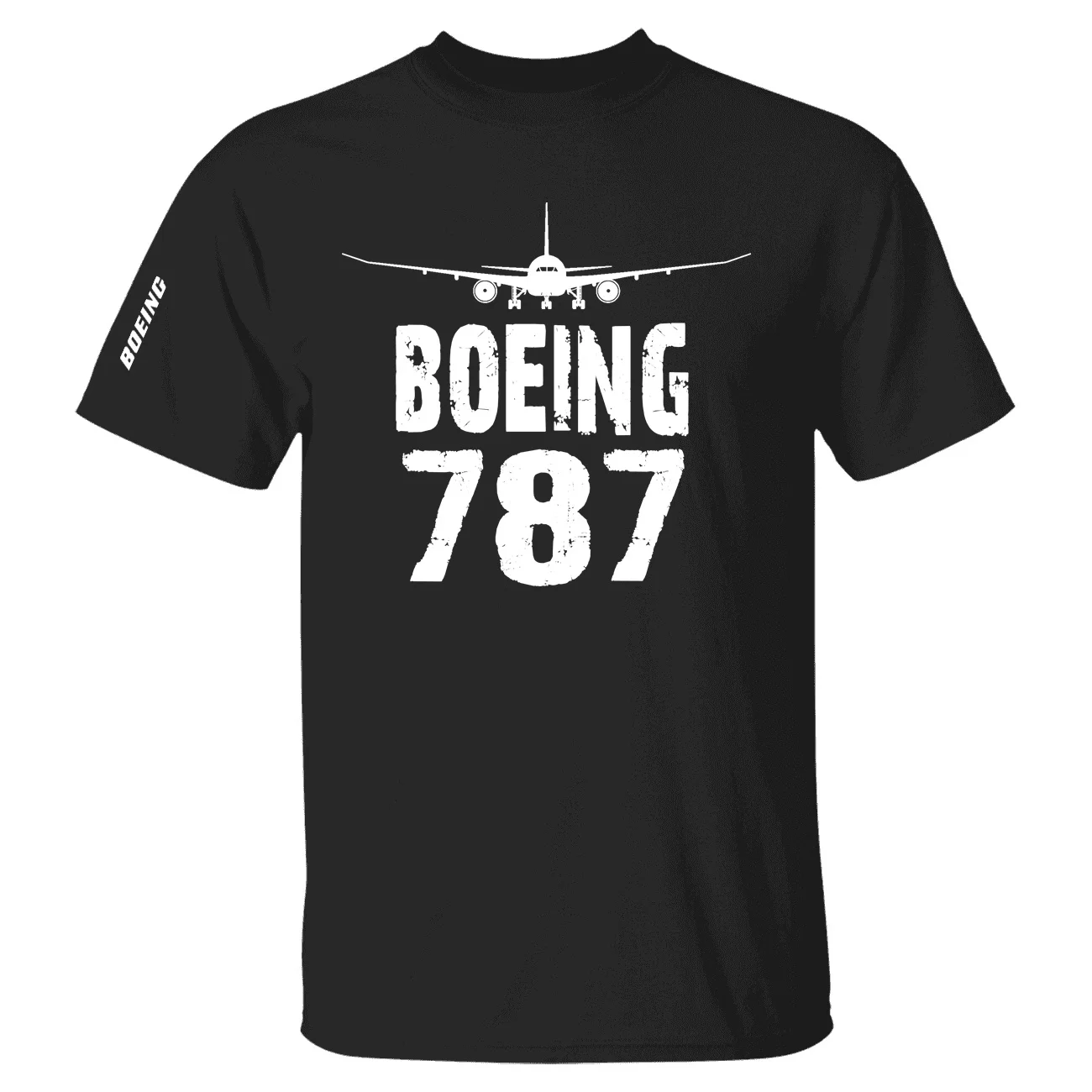 New Men Women Streetwear Aviation Boeing 787 Flight Pilots Short Sleeve T-shirts Cotton Graphic T Shirts Top Tee