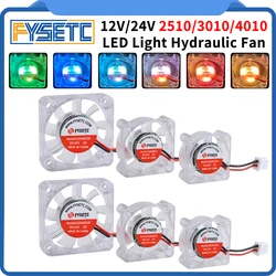 LED 4010/3010/2510 12V/24V FAN RGB High Cooling Performance 3D Printer Fan for Prusa Emder Voron Vzbot