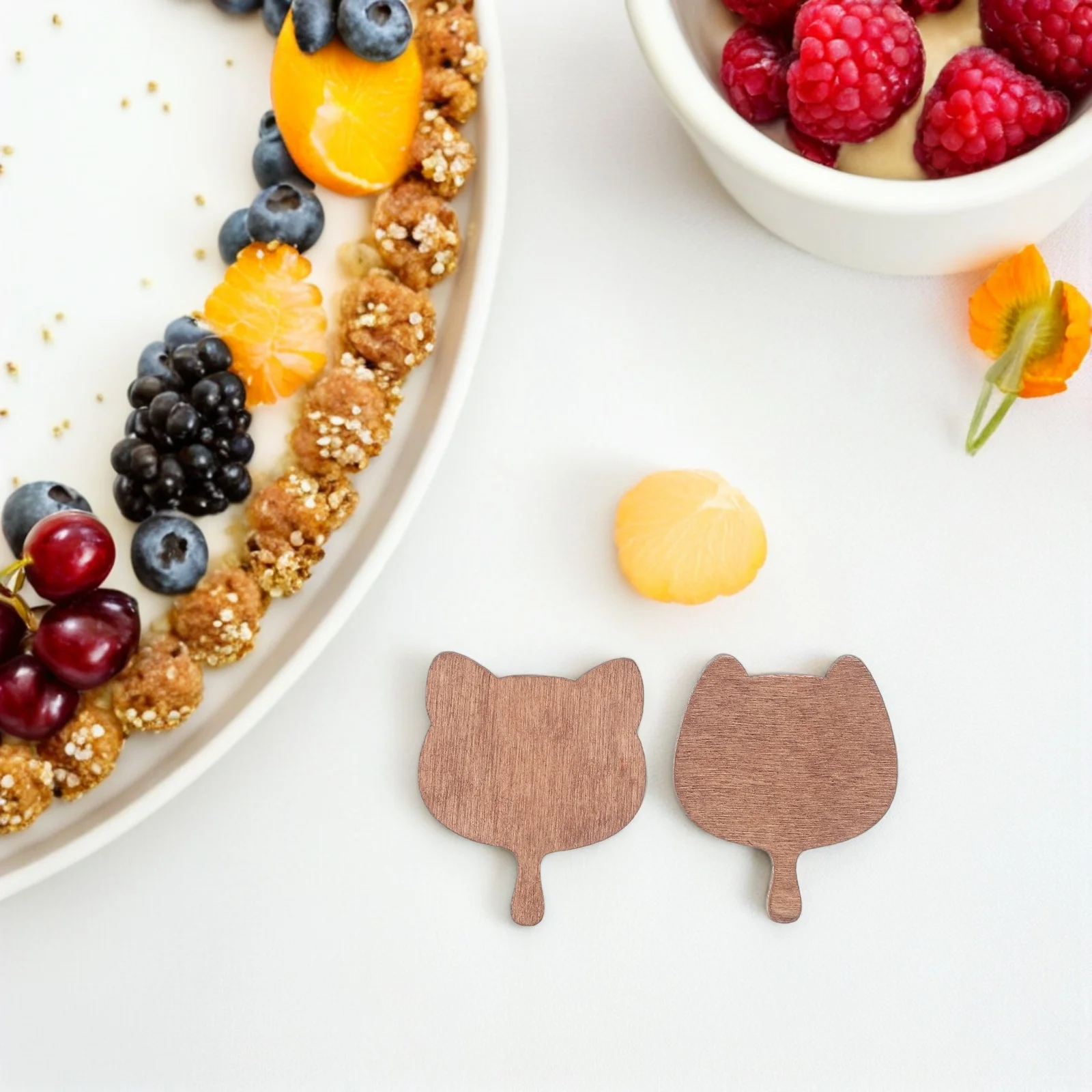 20 Pcs Mini Furniture Set Trays for Decor Dollhouse Food Accessories Decoration Kitchen Model Small Object Micro Scene