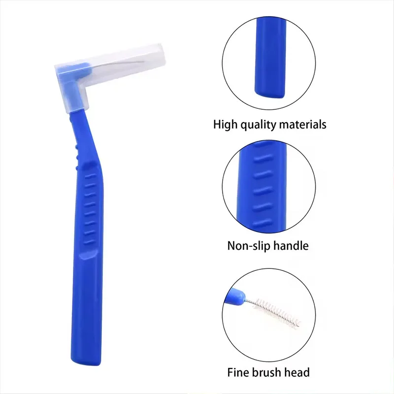 فرش بين الأسنان نظافة الفم خيط تنظيف الأسنان L شكل مسواك لينة تقويم الأسنان الأسنان صحية فرش الأقواس فرشاة الأسنان