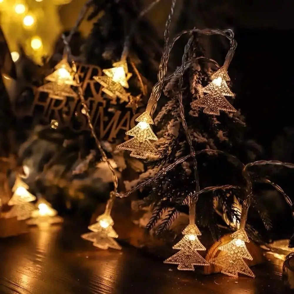 6m 40Led decorazioni natalizie per la casa albero di natale atmosfera natale luce stringa pigna cono decorativo