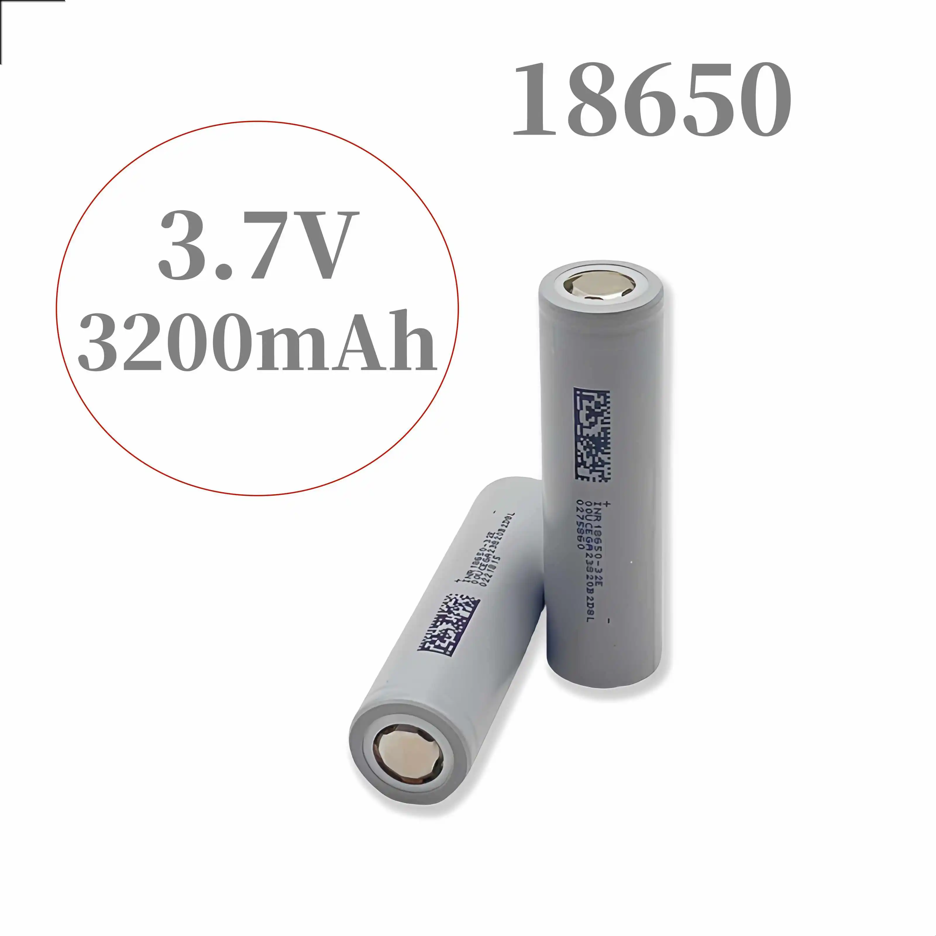 

18650 3.7V 3200mAh latest lithium rechargeable battery suitable for energy storage flashlights and lithium battery packs