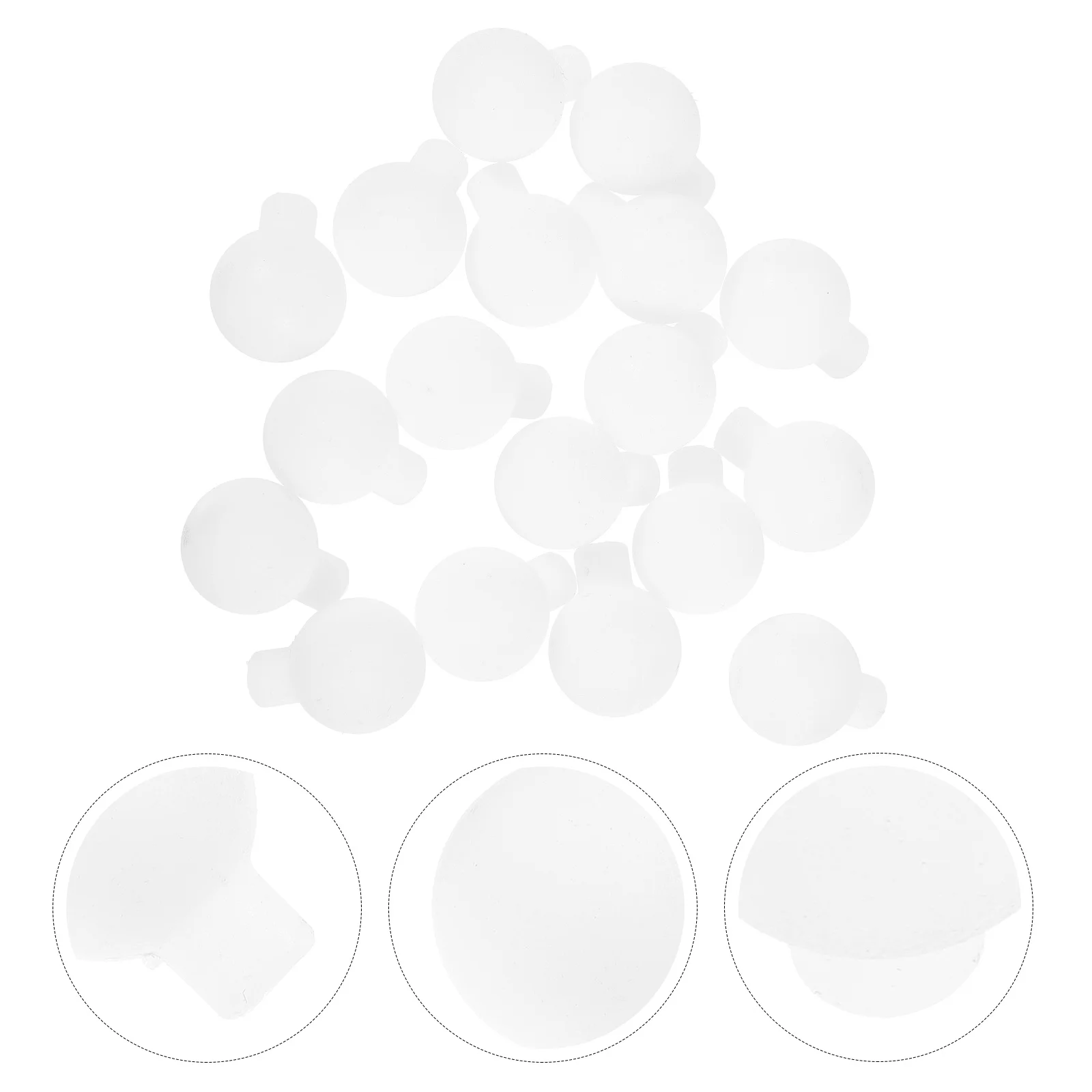 

100pcs Frosted Ball Lamp Shade For String Lights Replacement Diy Plastic Globe Bulb Decor Hanging Outdoor Indoor Party Festival