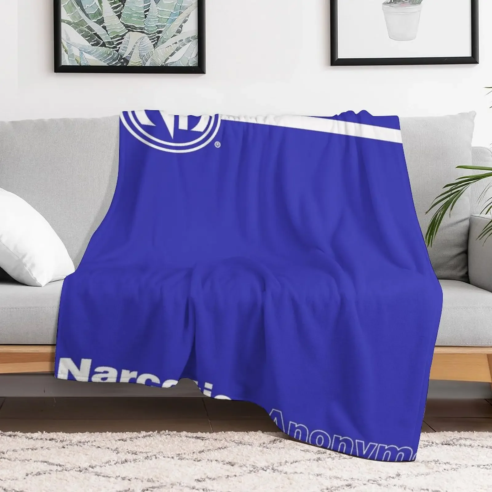 NA Basic Text Book Narcotics Anonymous Gift Throw Blanket Warm Napping Blanket for Office Couch Bed