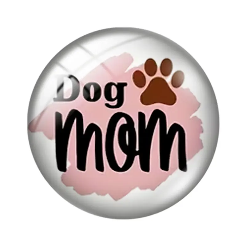 Mother's Day Gift Mom 12/18/20/25mm glass cabochon  bracelet pendant rings for jewelry demo earrings back Making findings