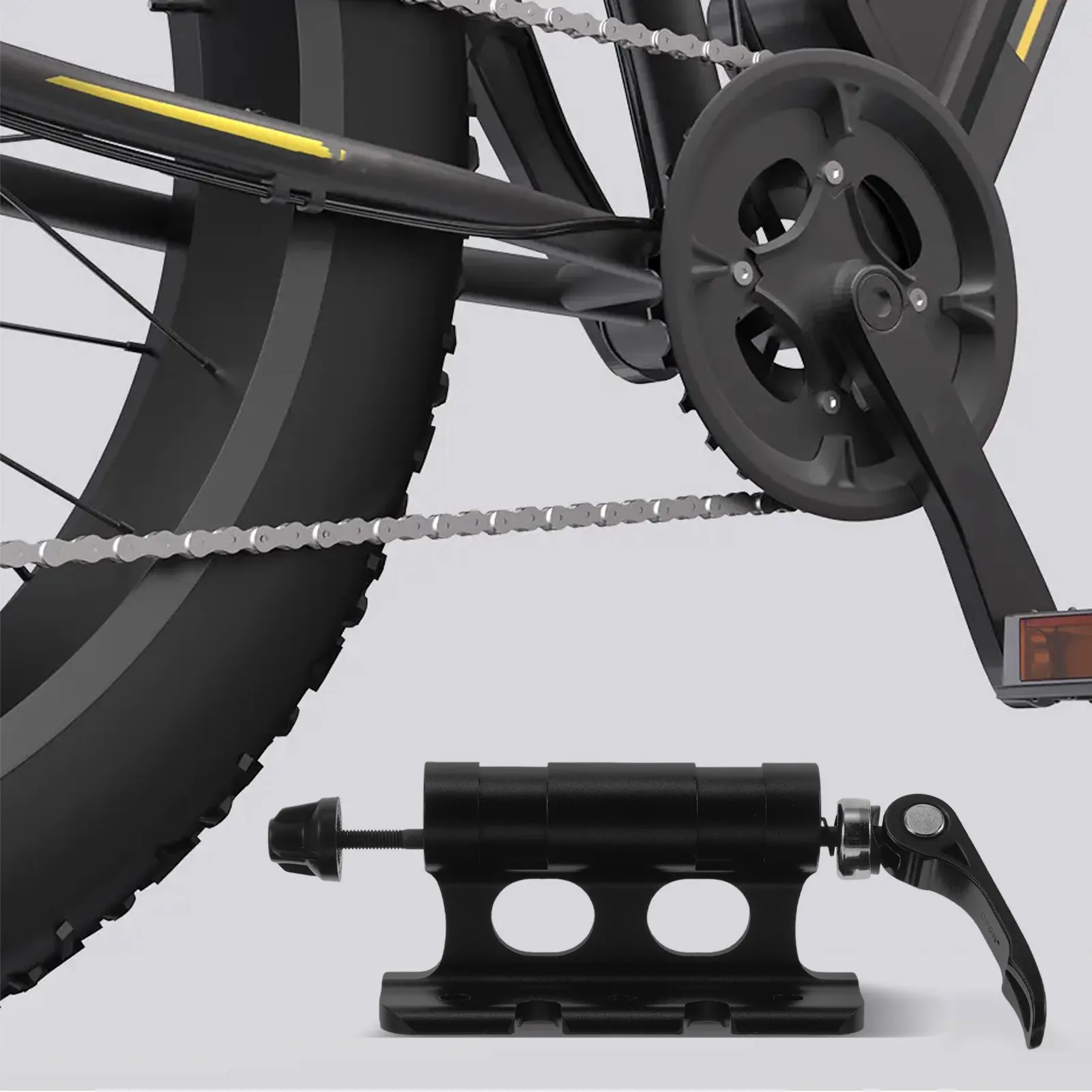

1 Set Bicycle Front Fork Bracket Quick Release Clip Aluminum Alloy Bike Fork Mount for Car Rack Carrier Mountain Bike