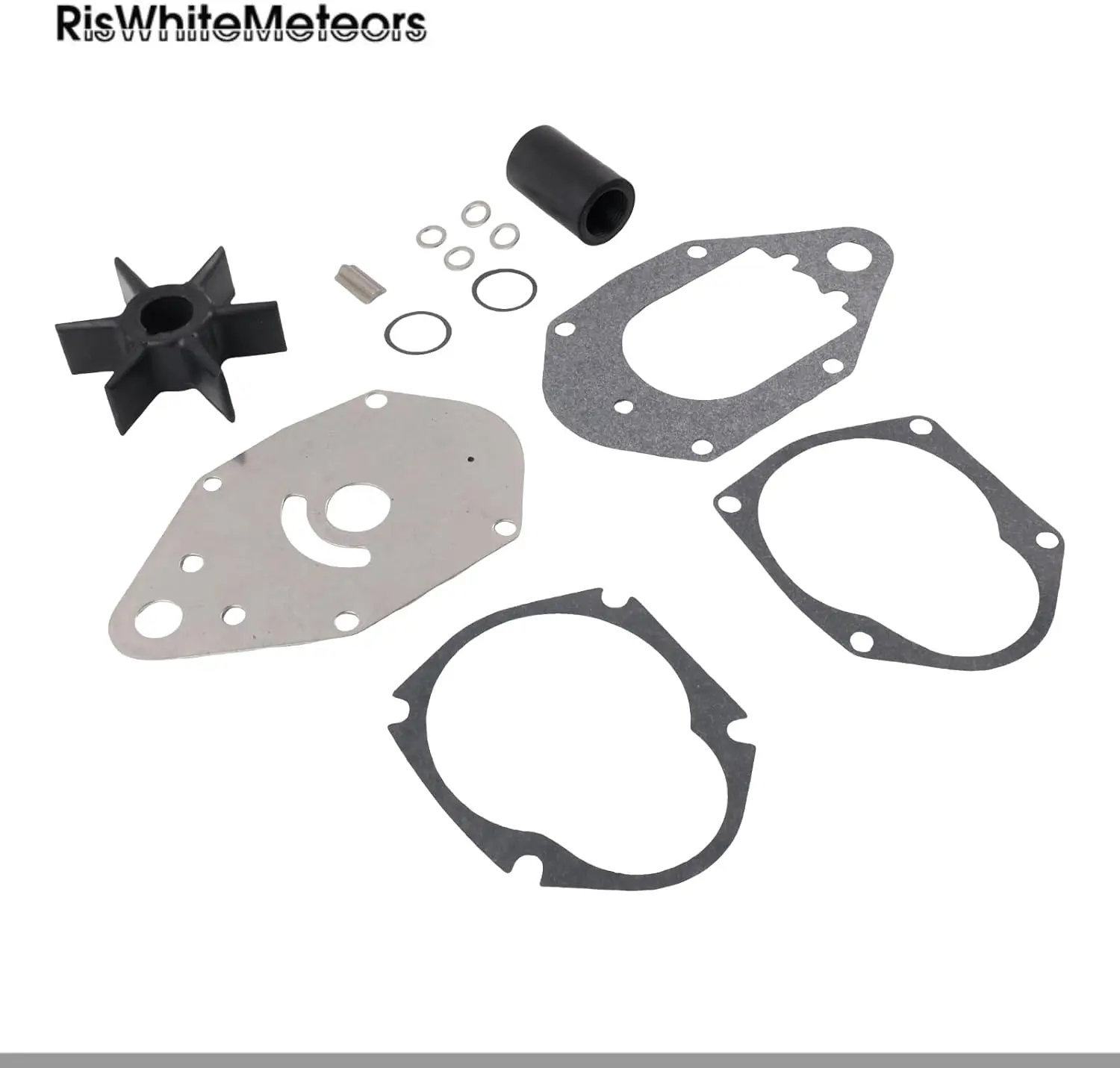 

RisWhiteMeteors 19453Q2 19453T3 Water Pump Repair Kit Replacement for Mercury Outboard