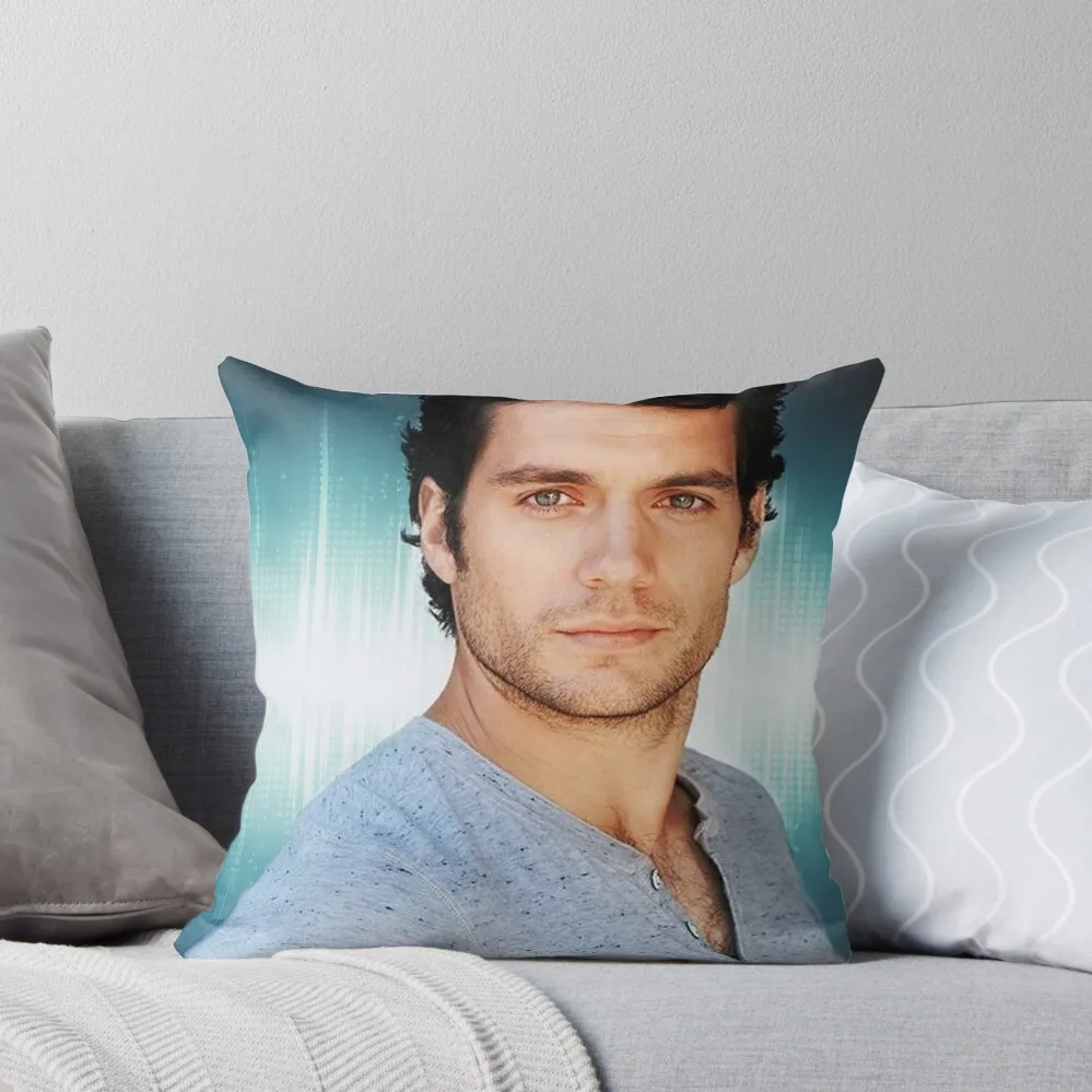 Henry Cavill II Throw Pillow Luxury Living Room Decorative Cushions Christmas Covers Pillow