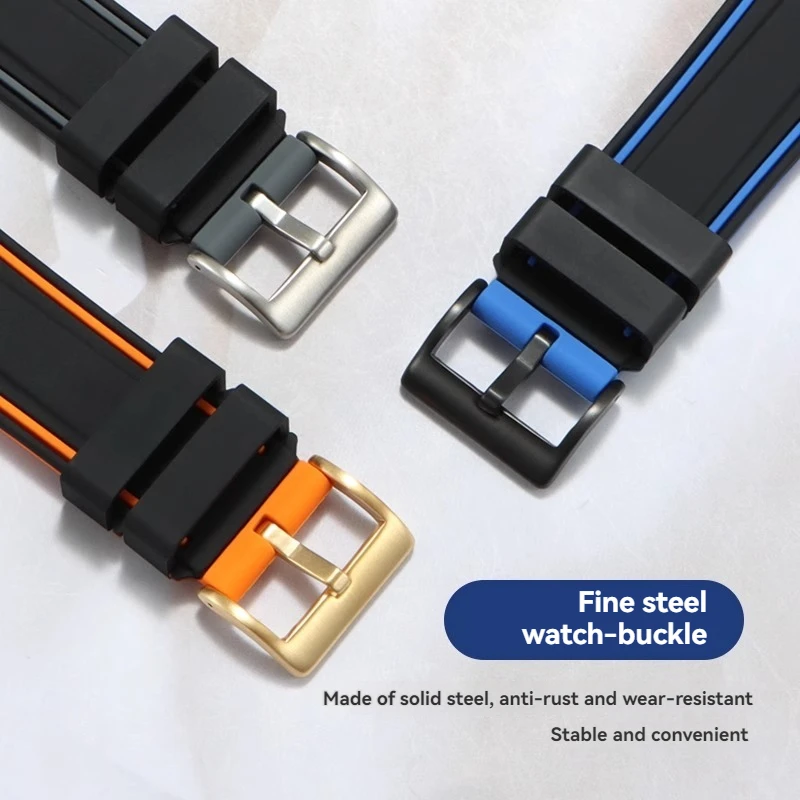 حزام ساعة سيليكون ل كاسيو GA-900 GM-110 GST-B400 GST-B200 الصلب القلب مطاط مقاوم للمياه حزام الساعات 24x12 مللي متر 24x14 مللي متر 24x16 مللي متر