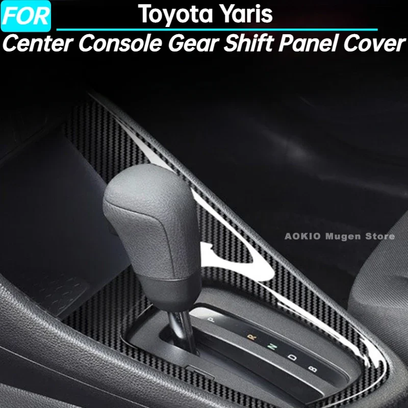 

Center Console Gear Shift Panel Cover Trim Compatible for Toyota Yaris Interior Accessories 2023 2024 for RHD