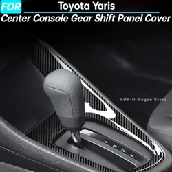 Center Console Gear Shift Panel Cover Trim Compatible for Toyota Yaris Interior Accessories 2023 2024 for Right Hand Drive