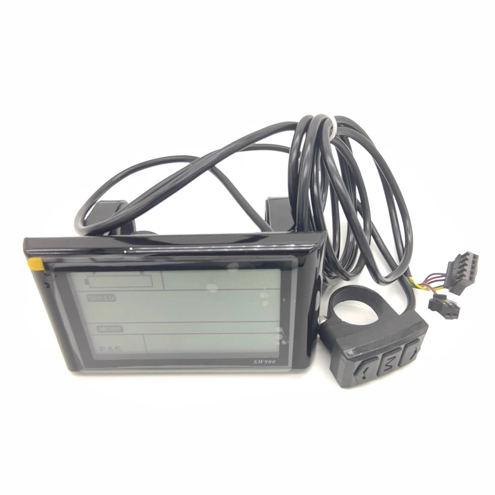 SW900 Elektroroller LCD-Display Messgerät Bedienfeld 5pin 24/36/48V E-Bike Fahrrad Flüssigkristall LCD Instrument Kommunikation – Detail 6