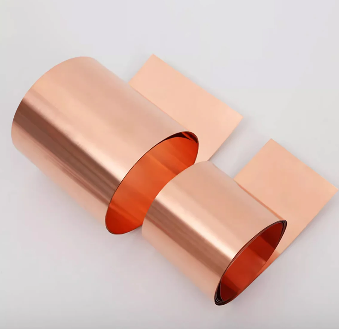 1Pcs Length 1000mm Pure Coppers Metal Sheet Foil Plate T2 Red Copper Belt Thickness 0.05-1mm x Wide 5-300 mm