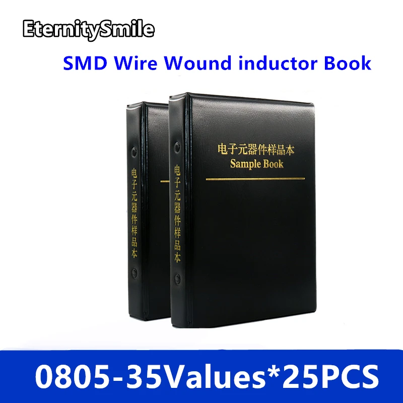 

Wire Wound SMD Ceramic Inductor Kit 0805 35values X 25pcs Chip Inductance Sample Book SMT Assortment Sample Book