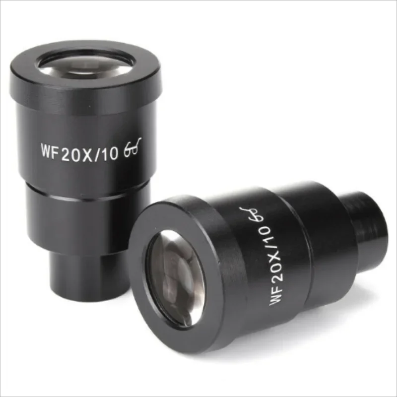 WF20X/10 Wide Field Eyepiece WF20X High Eye Point Optical Glass Lens 30mm Mounting Size Diameter For Stereo Microscope