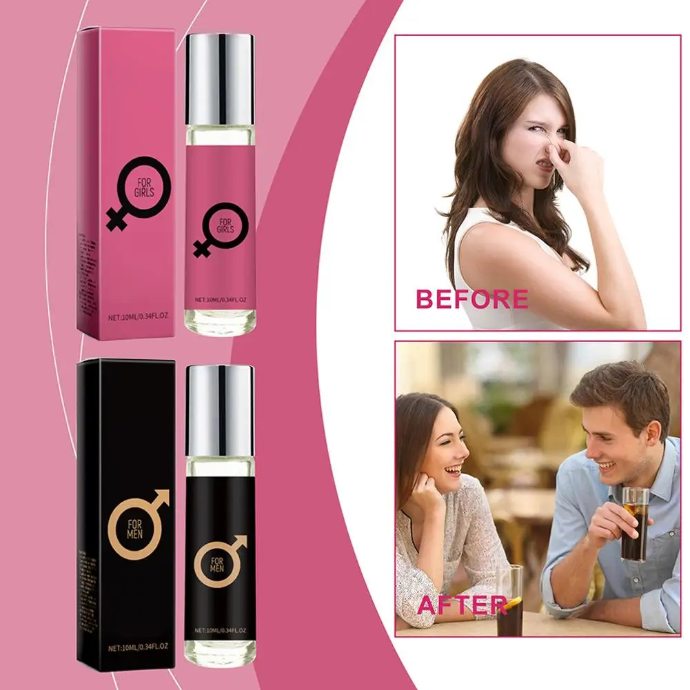 10ML feromon stałe perfumy długotrwały spray flirtowanie zachęcaj randki pachnący zapach nawilżający skórę flirtujący Deodoran