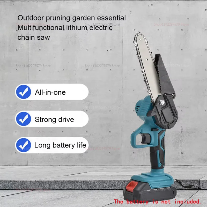 منشار كهربائي لاسلكي 6 بوصة حديقة شجرة التشذيب يده تسجيل بالمنشار أداة قطع الخشب بطارية 18 فولت لا بطارية #1