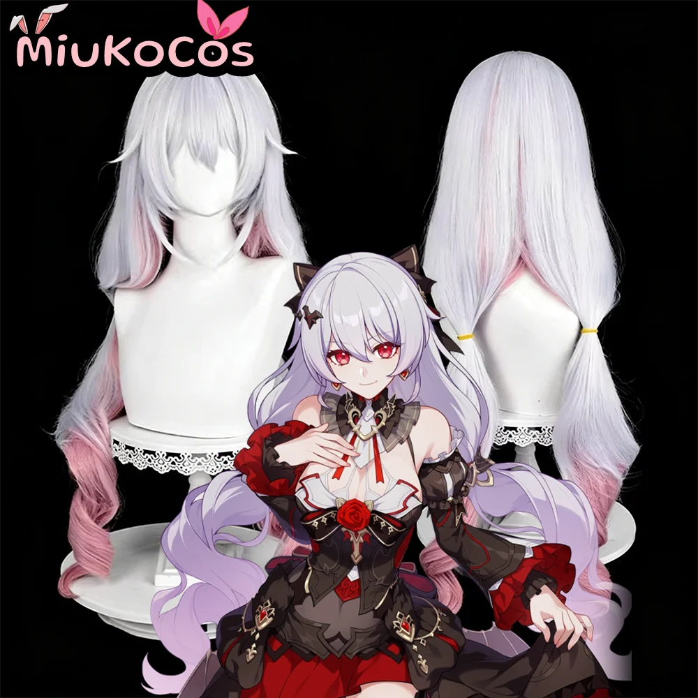 

IN STOCK Lunar Vow: Crimson Love Cosplay Wig MiukoCosplay Game Honkai Impact 3rd Cosplay