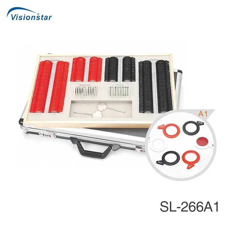 SL-266A5 الصين المورد سعر جيد معدات قياس البصر مجموعة عدسات تجريبية لاختبار الرؤية