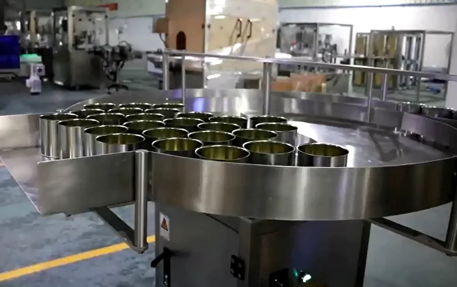 Tocadiscos giratorio automático de colección de alimentadores de botellas