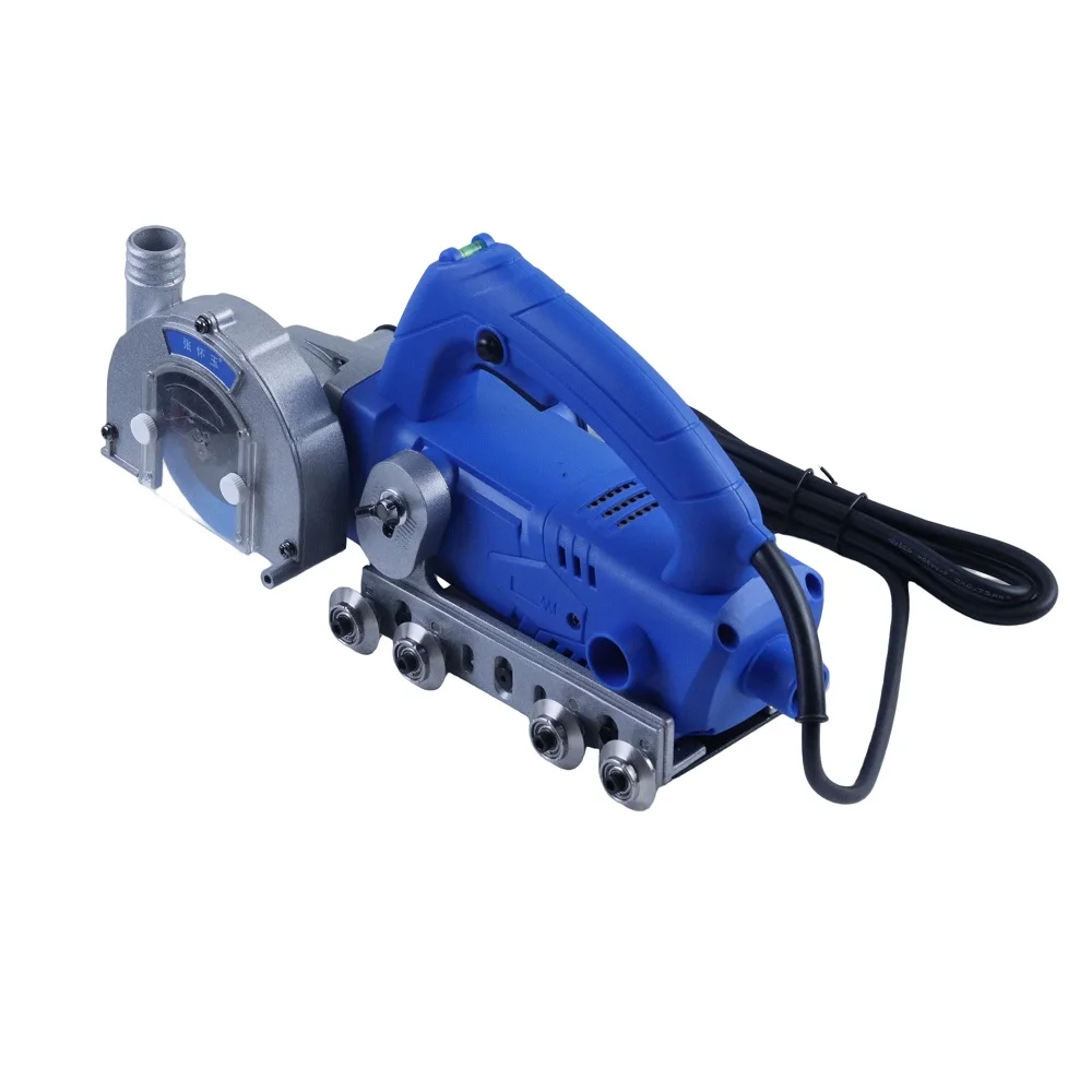 1200W Electric Tile Seam Cleaner, Self-Priming Dust Extraction Grooving Tool for Grout & Mortar Removal
