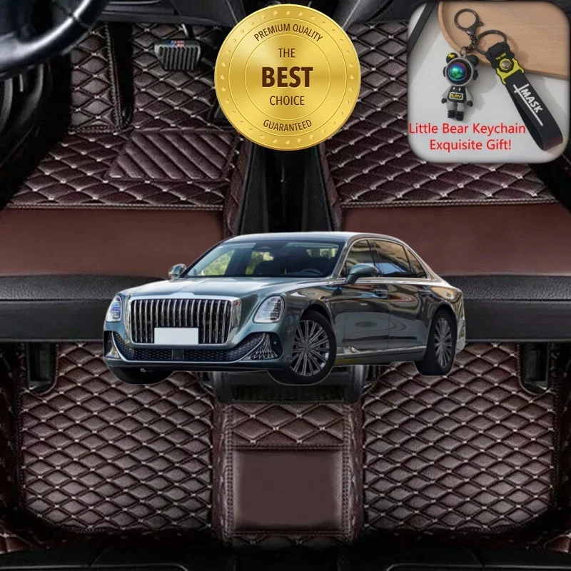 

Customized Fit for Hongqi Guoya/L1 Car Floor Mats Car Accessories Tailored Waterproof Auto Carpet Mats Left/Right-hand Drive