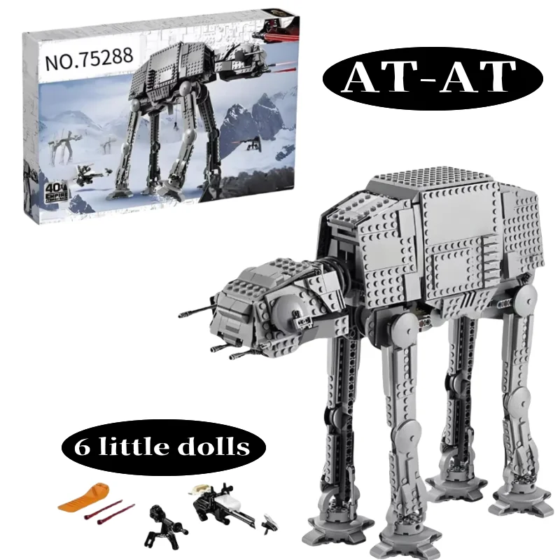 1267PCS Snow Battle Mech Walker - Modello AT-AT stile impero motorizzato - Set da costruzione ispirato a Hoth per adulti e bambini