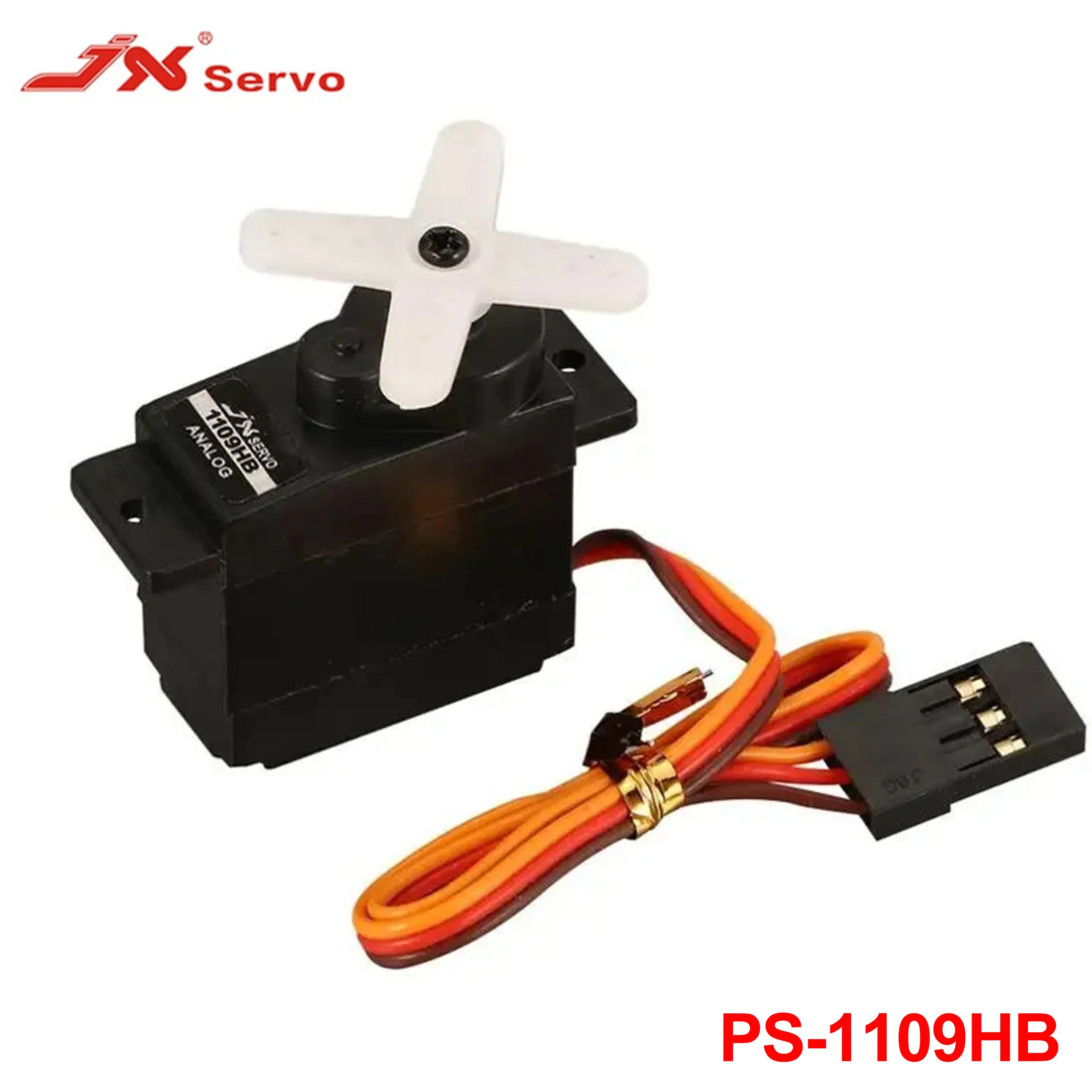 JX PS-1109HB 9G 2kg Large Torque Plastic Gear Mini Servo 4.8V-6V for 1/18 RC Racing Car Plane Fixed-wing Boat Robot Wltoys Parts