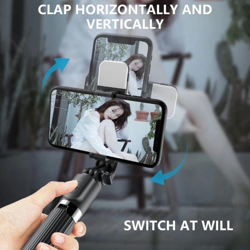 

Multipurpose Phone Tripod Selfie Bluetooth-compatible Remote Selfie Rod Retractable Build-in LED Fill Light L03s