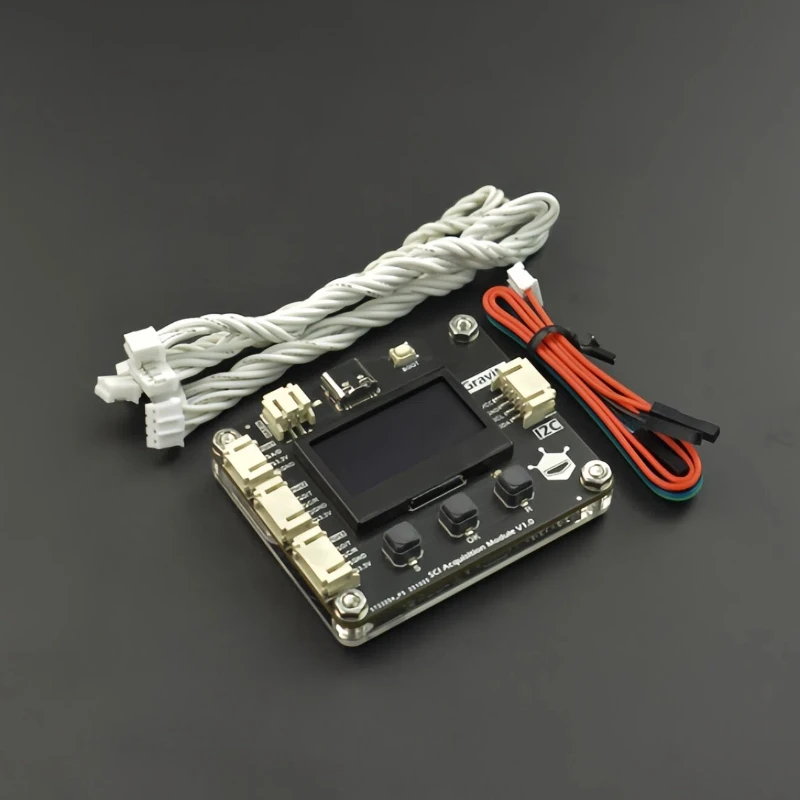 module-d'acquisition-de-donnees-gravity-sci-avec-ecran-oled-enregistreur-de-donnees-rtc-stockage-16-mo-i2c-pour-arduino-micro-bit-esp32