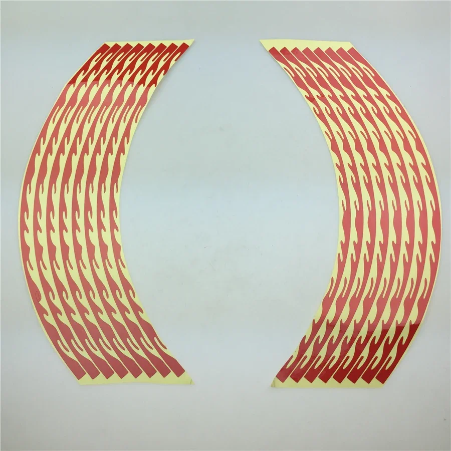 

STARPAD Светоотражающие наклейки на колеса мотоцикла, скутер, светоотражающая апертура, 18-дюймовый светоотражающий красный цвет