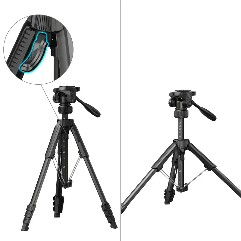 SmallRig 5351 AP-21 Portable Photo Tripod Video Head Max Load 5kg Aluminum Alloy for DSLR Mirrorless Cameras